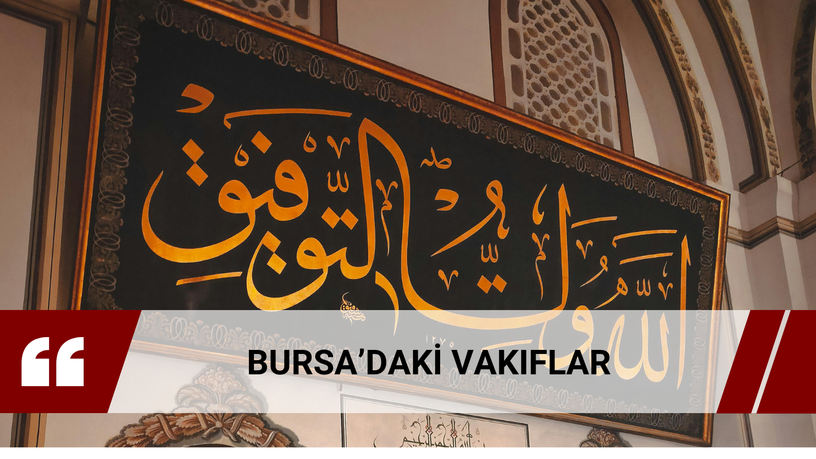 Türkiye’de faaliyet gösteren vakıfların sayısı 2024 itibariyle 6.488 adet olup, Bursa’da faaliyet gösteren vakıf sayısı 118’ tir.
