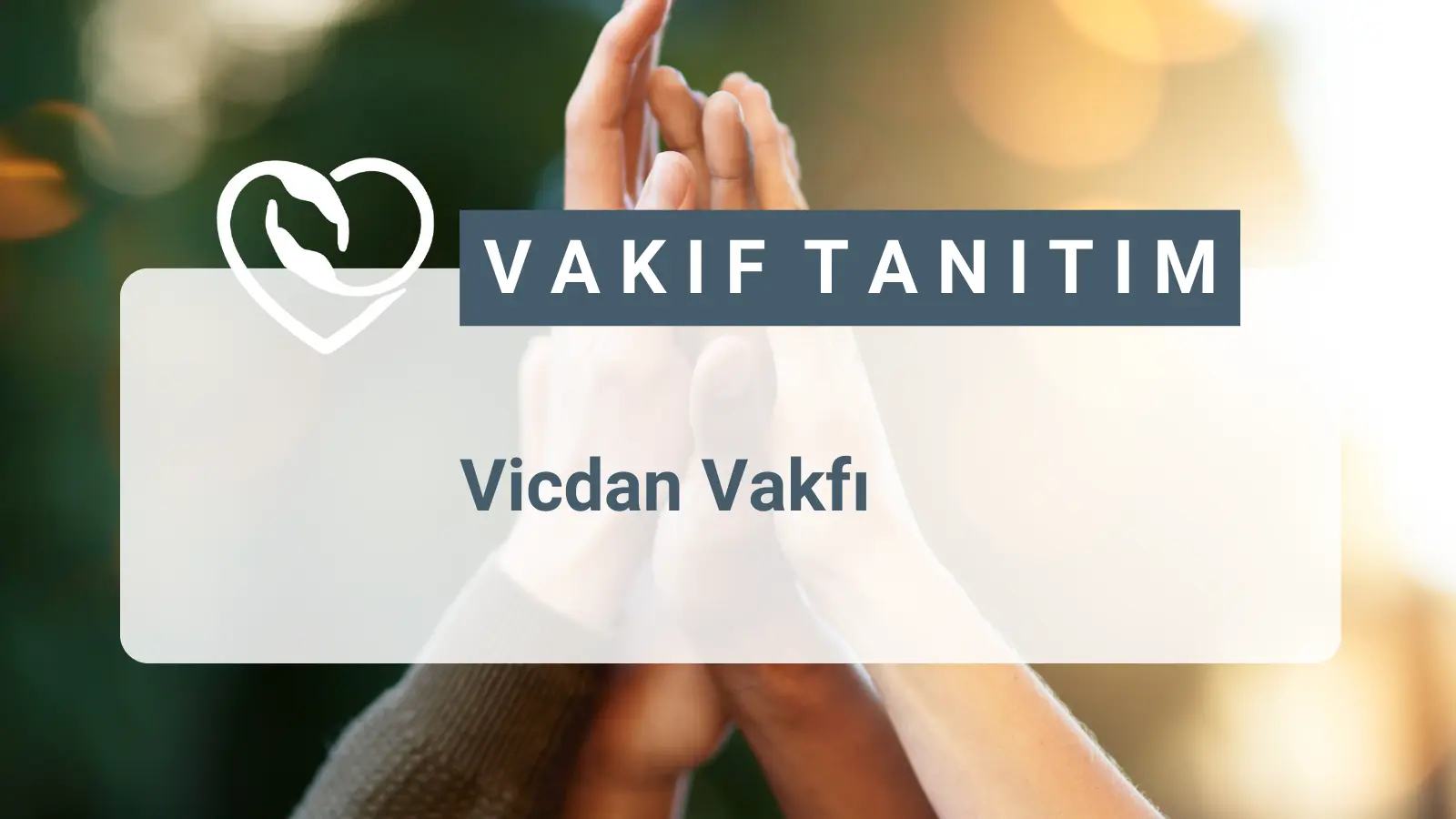 İnsan Hakları Aktivisti ve DEM Parti Milletvekili Ömer Faruk Gergerlioğlu’nun kuruculuğunu yaptığı ve Yönetim Kurulu’nda yer aldığı Vicdan Vakfı 2023’te kuruldu.