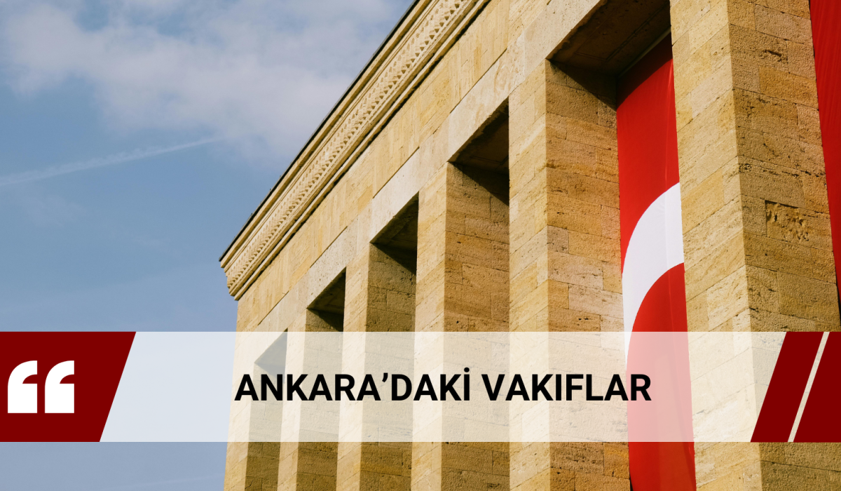 Ankara’da faaliyet gösteren vakıf sayısı 958’ dir. Bir başka deyişle Türkiye’de faaliyet gösteren vakıfların Yüzde 15’ i Ankara faaliyet göstermektedir.